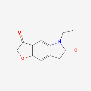 5-Ethyl-3,6-dioxo-2,3,6,7-tetrahydro-furo[2,3-f]indole