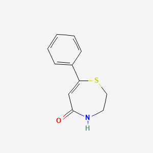 3,4-Dihydro-7-phenyl-1,4-thiazepin-5(2H)-one