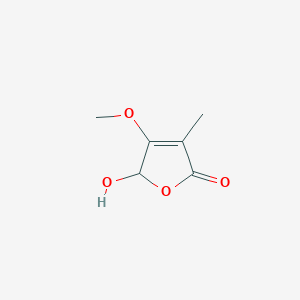 2,5-Dihydro-5-hydroxy-4-methoxy-3-methyl-2-oxofuran