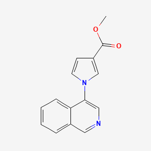 Methyl 1-(isoquinolin-4-yl)-1H-pyrrole-3-carboxylate