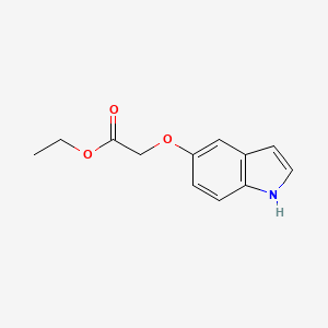 (1H-Indol-5-yloxy)-acetic acid ethyl ester