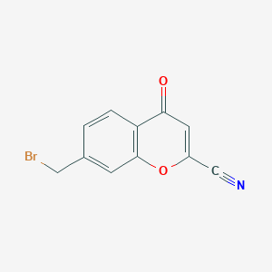 7-bromomethyl-2-cyano-4-oxo-4H-1-benzopyran