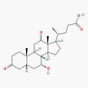 7alpha-Hydroxy-3,12-dioxo-5beta-cholan-24-oic Acid