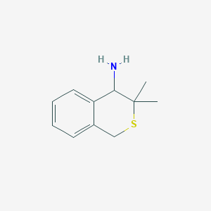 4-Amino-3,3-dimethylisothiochroman