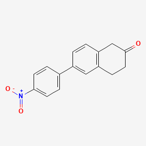 6-(4-nitrophenyl)-3,4-dihydronaphthalen-2(1H)-one