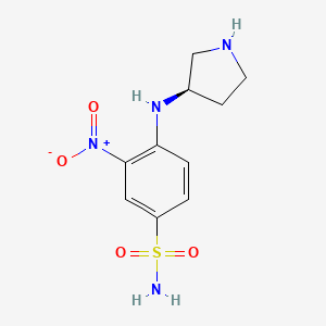 (R)-3-nitro-4-(pyrrolidin-3-ylamino)benzenesulfonamide