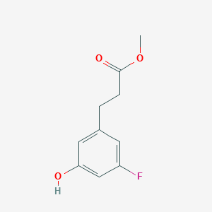 Methyl 3-(3-fluoro-5-hydroxyphenyl)propanoate