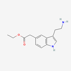 2-[5-carboethoxymethyl-1H-indol-3-yl]ethylamine