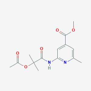 Methyl 2-(2-acetoxy-2-methylpropanamido)-6-methylisonicotinate