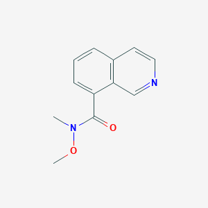 N-Methoxy-N-methylisoquinoline-8-carboxamide
