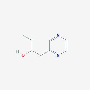 molecular formula C8H12N2O B8292317 2-(2-Hydroxybutyl)pyrazine 
