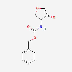 molecular formula C12H13NO4 B8292323 Benzyl (4-oxotetrahydrofuran-3-yl)carbamate 