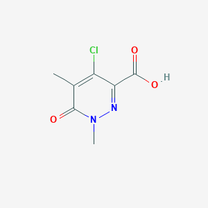 4-Chloro-1,5-dimethyl-6-oxo-1,6-dihydropyridazine-3-carboxylic acid