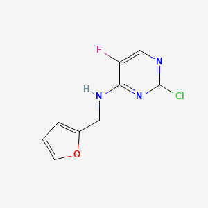 2-chloro-5-fluoro-N4-(furfuryl)-4-pyrimidineamine