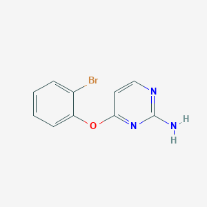 4-(2-Bromophenoxy)pyrimidin-2-amine