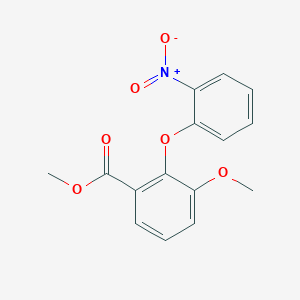 2-(2-Methoxy-6-methoxycarbonylphenoxy)-1-nitrobenzene