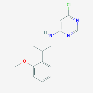 6-chloro-N-(2-(2-methoxyphenyl)propyl)pyrimidin-4-amine