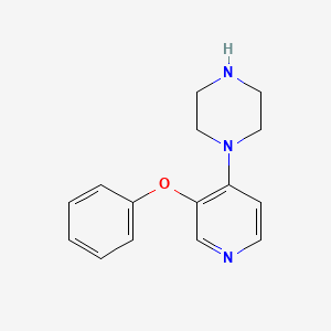 3-Phenoxy-4-piperazinylpyridine