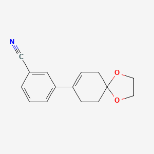 4-(3-Cyanophenyl)-3-cyclohexene-1-one ethylene ketal