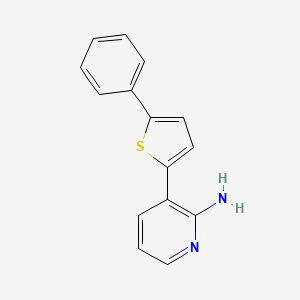 3-(5-Phenylthiophen-2-yl)pyridin-2-amine