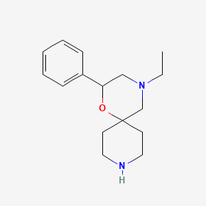 8-Ethyl-10-phenyl-11-oxa-3,8-diazaspiro[5.5]undecane