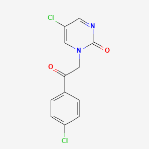 5-Chloro-1-(4-chlorophenacyl)primidin-2-one