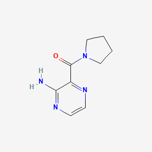 2-Aminopyrazine-3-carboxylic acid pyrrolidide