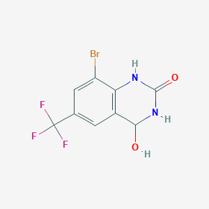 8-Bromo-6-(trifluoromethyl)-1,4-dihydroquinazoline-2,4-diol