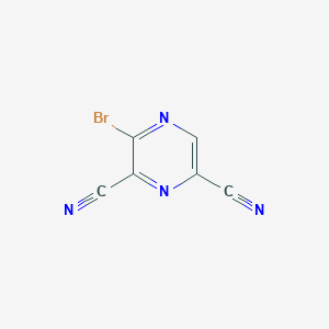 3-Bromopyrazine-2,6-dicarbonitrile