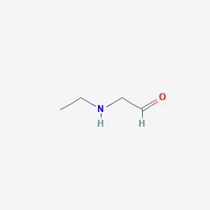 molecular formula C4H9NO B8292691 2-Ethylaminoacetaldehyde 
