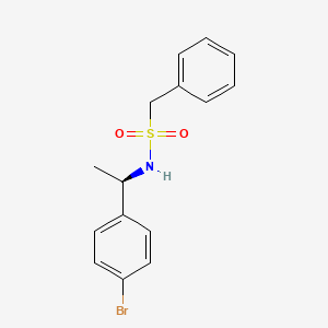 (R)-N-(1-(4-Bromophenyl)ethyl)(phenyl)methanesulfonamide