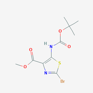 Methyl 2-bromo-5-[(tert-butoxycarbonyl)amino]-1,3-thiazole-4-carboxylate