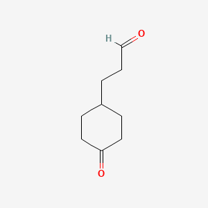 3-(4-Oxocyclohexyl)propanal