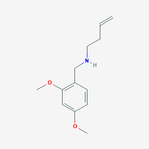 molecular formula C13H19NO2 B8293175 But-3-enyl-(2,4-dimethoxybenzyl)amine 