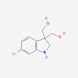 (6-Chloro-3-hydroxymethyl-2,3-dihydro-1H-indol-3-yl)-methanol