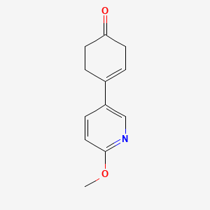 4-(6-Methoxy-pyridin-3-yl)-cyclohex-3-enone