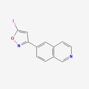 6-(5-Iodoisoxazol-3-yl)isoquinoline