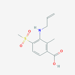 3-Allylamino-2-methyl-4-(methylsulfonyl)benzoic acid