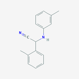 2-o-Tolyl-2-(m-tolylamino)acetonitrile