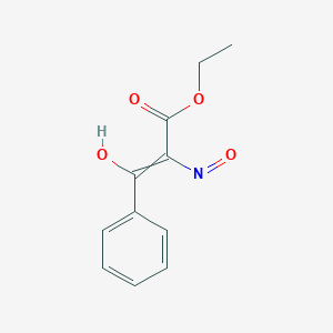 molecular formula C11H11NO4 B8293533 Ethyl 2-hydroxyimino-3-phenyl-3-oxopropionate 