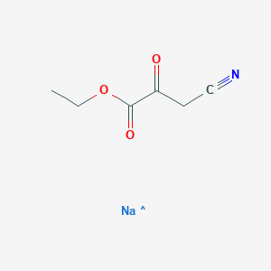 molecular formula C6H7NNaO3 B8293540 Sodium ethyl cyanopyruvate 