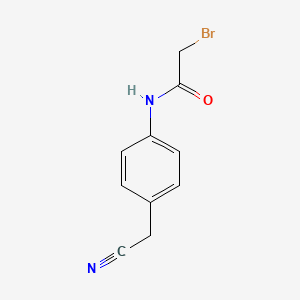 4-((Bromoacetyl)amino)benzyl cyanide