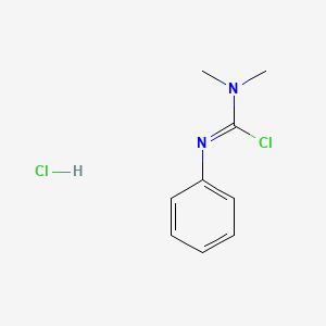 N,N-dimethyl-N'-phenyl-chloroformamidine hydrochloride