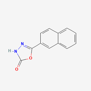 5-Naphthalen-2-yl-3H-[1,3,4]oxadiazol-2-one