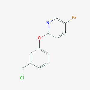 5-Bromo-2-(3-(chloromethyl)phenoxy)pyridine