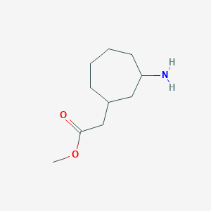 Methyl 2-(3-aminocycloheptyl)acetate