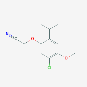 (5-Chloro-2-isopropyl-4-methoxy-phenoxy)-acetonitrile