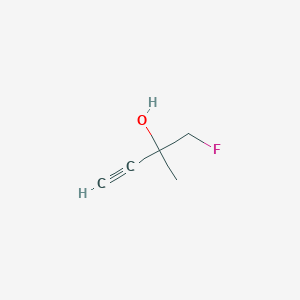 1-Fluoro-2-methylbut-3-yn-2-ol