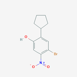 4-Bromo-5-nitro-2-cyclopentylphenol