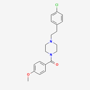 1-[2-(4-Chlorophenyl)-ethyl]-4-(4-methoxybenzoyl)piperazine